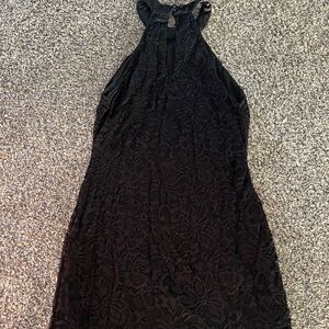 Black midi dress sz large charlotte russe